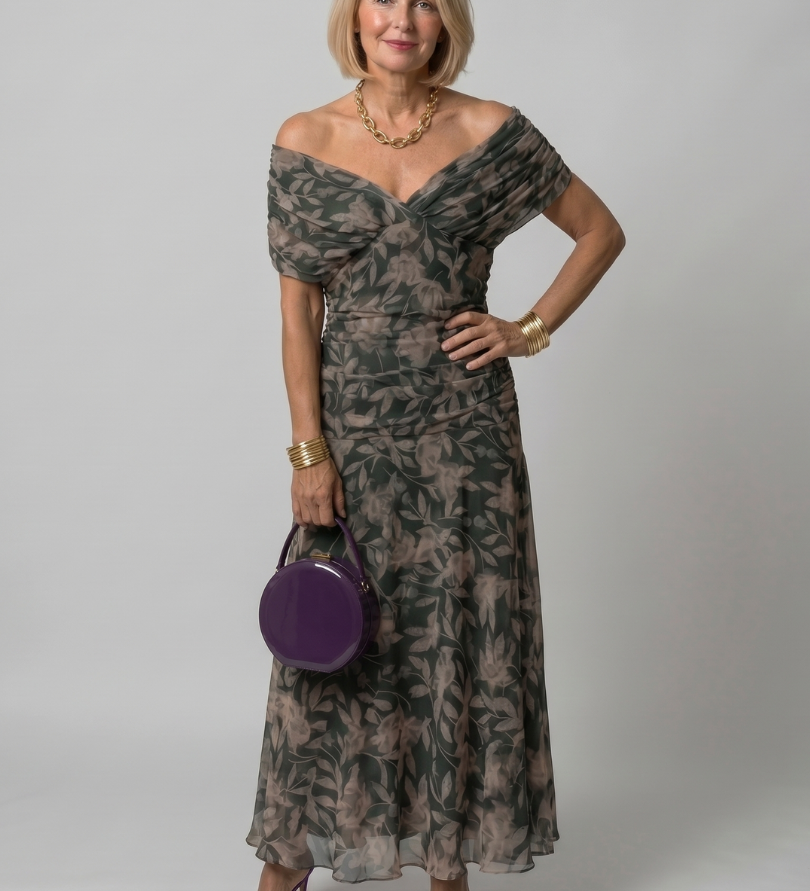 Louise | Halter Midi Kleid
