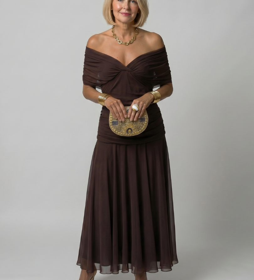 Louise | Halter Midi Kleid
