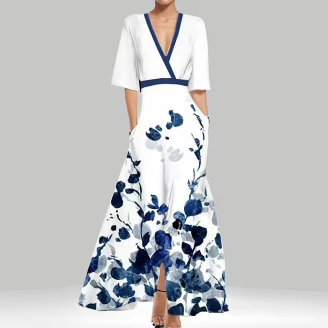 Elise | Elegantes Maxi-Blumenkleid