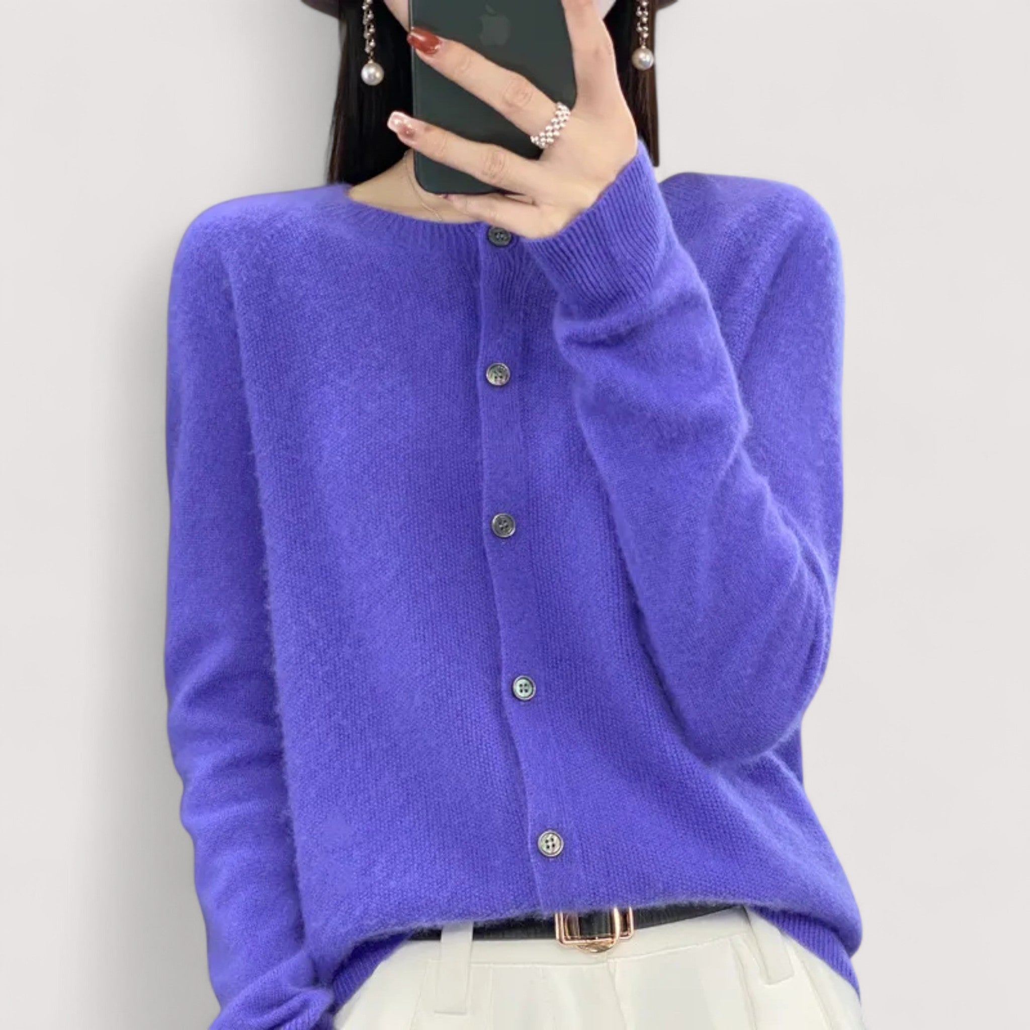 Darija™ | Strickjacke mit Knopf
