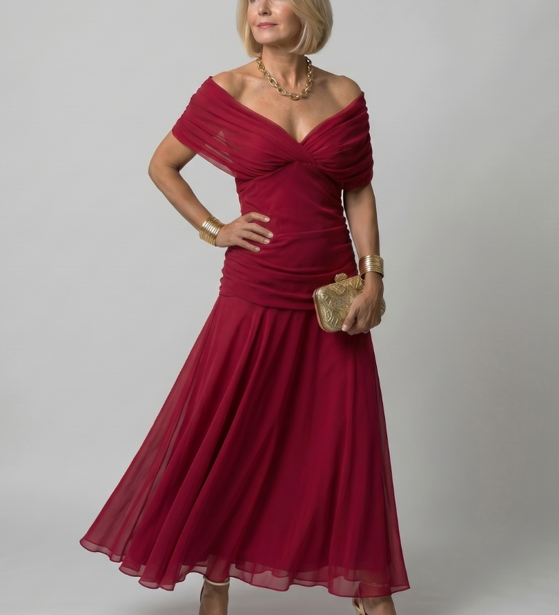 Louise | Halter Midi Kleid