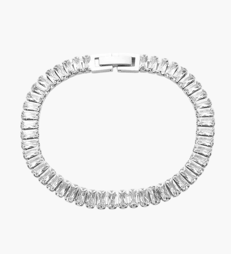 Rivière Baguette – Elegantes Armband