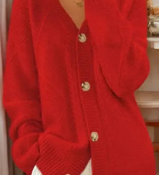 Klára | Strickjacke mit feiner Textur