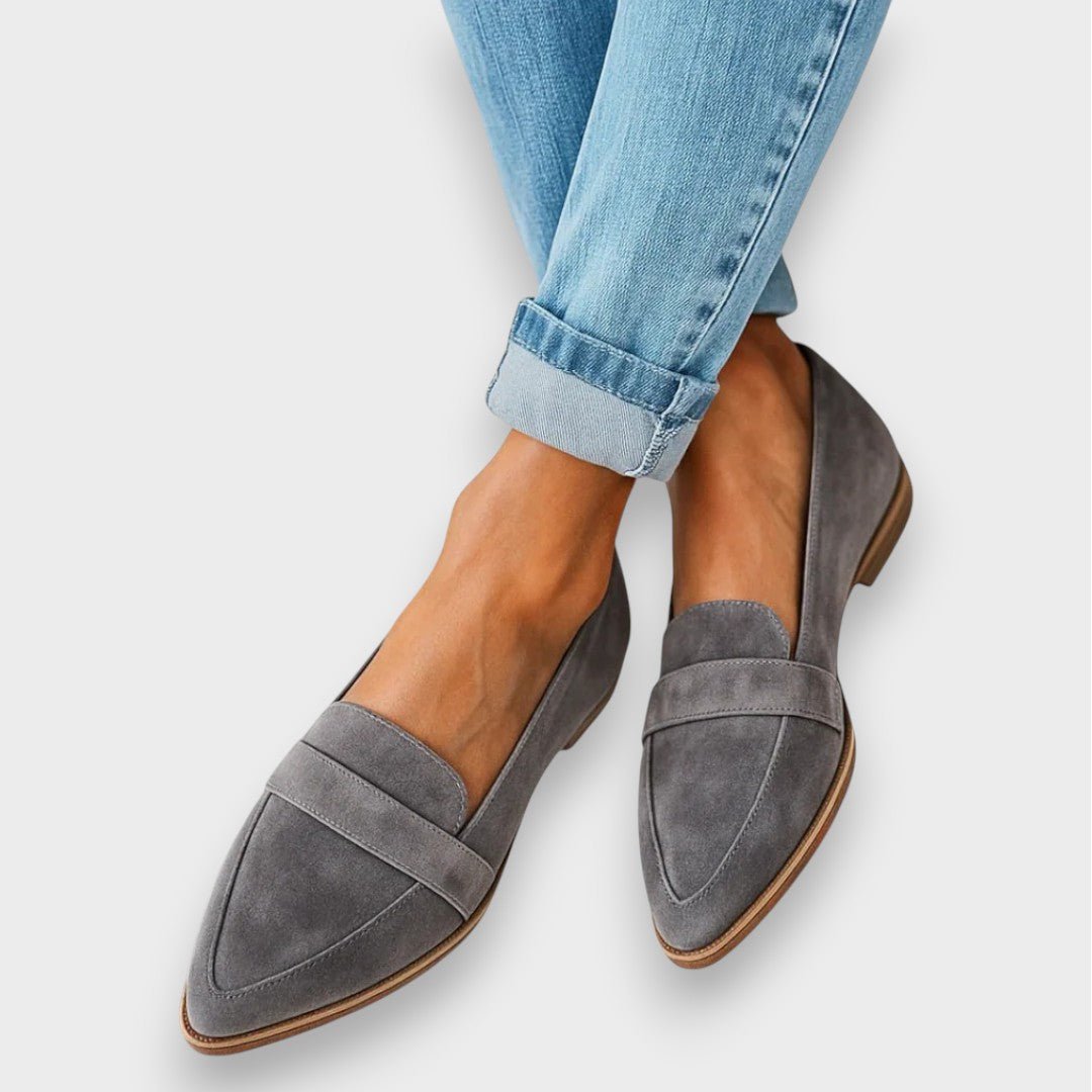 Damen Weiche Wildleder Orthopädische Slipper | Rosa™