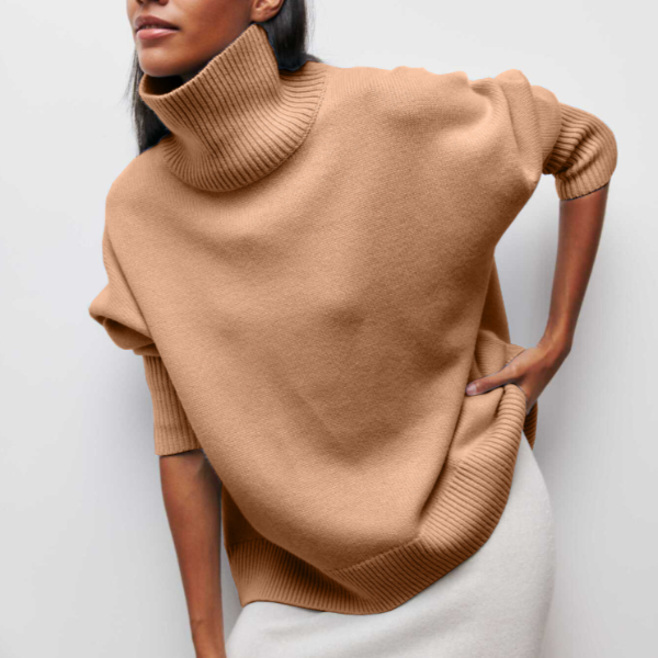 Klára | Eleganter Strickrollkragen für kalte Tage