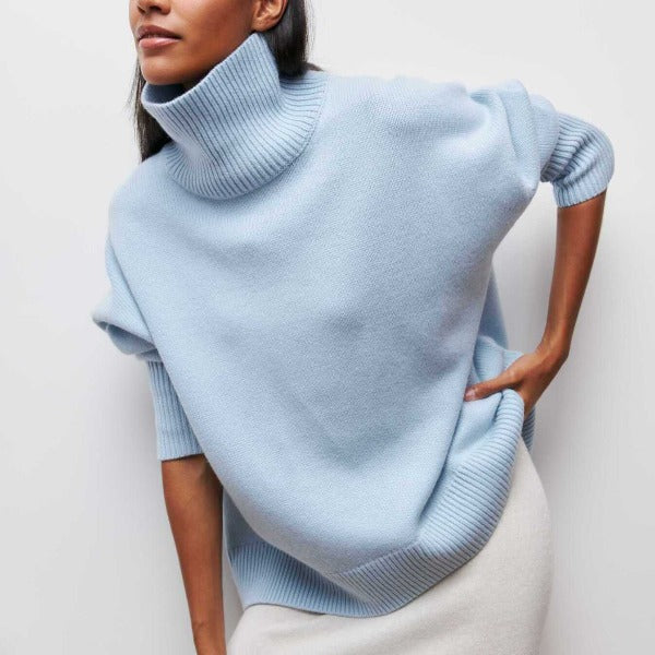 Klára | Eleganter Strickrollkragen für kalte Tage