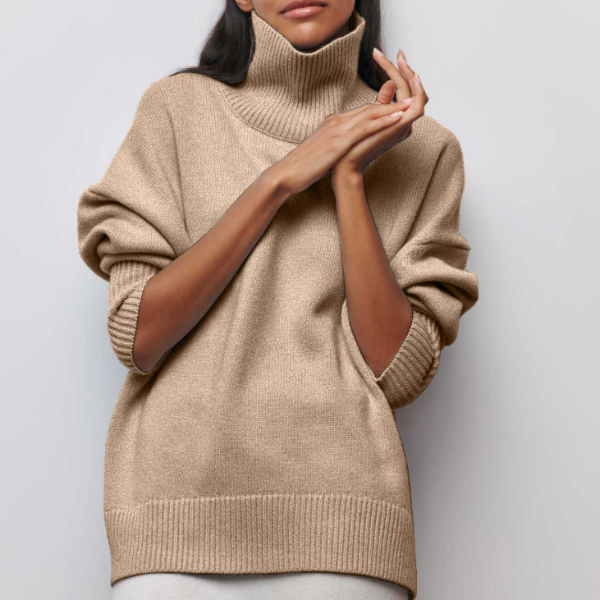 Klára | Eleganter Strickrollkragen für kalte Tage