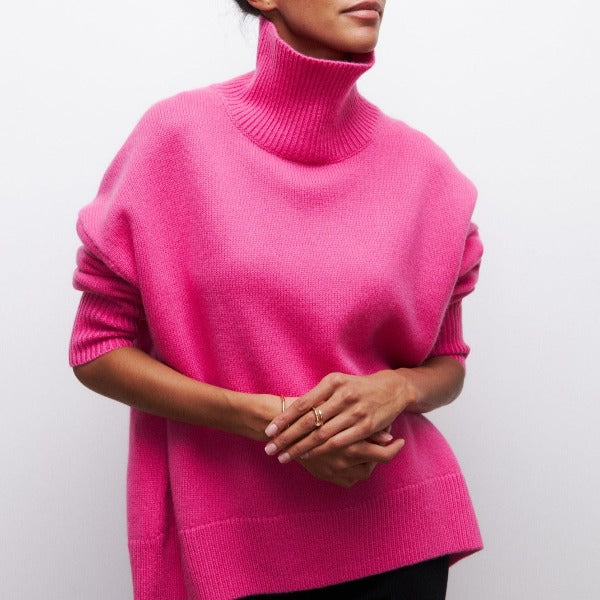 Klára | Eleganter Strickrollkragen für kalte Tage
