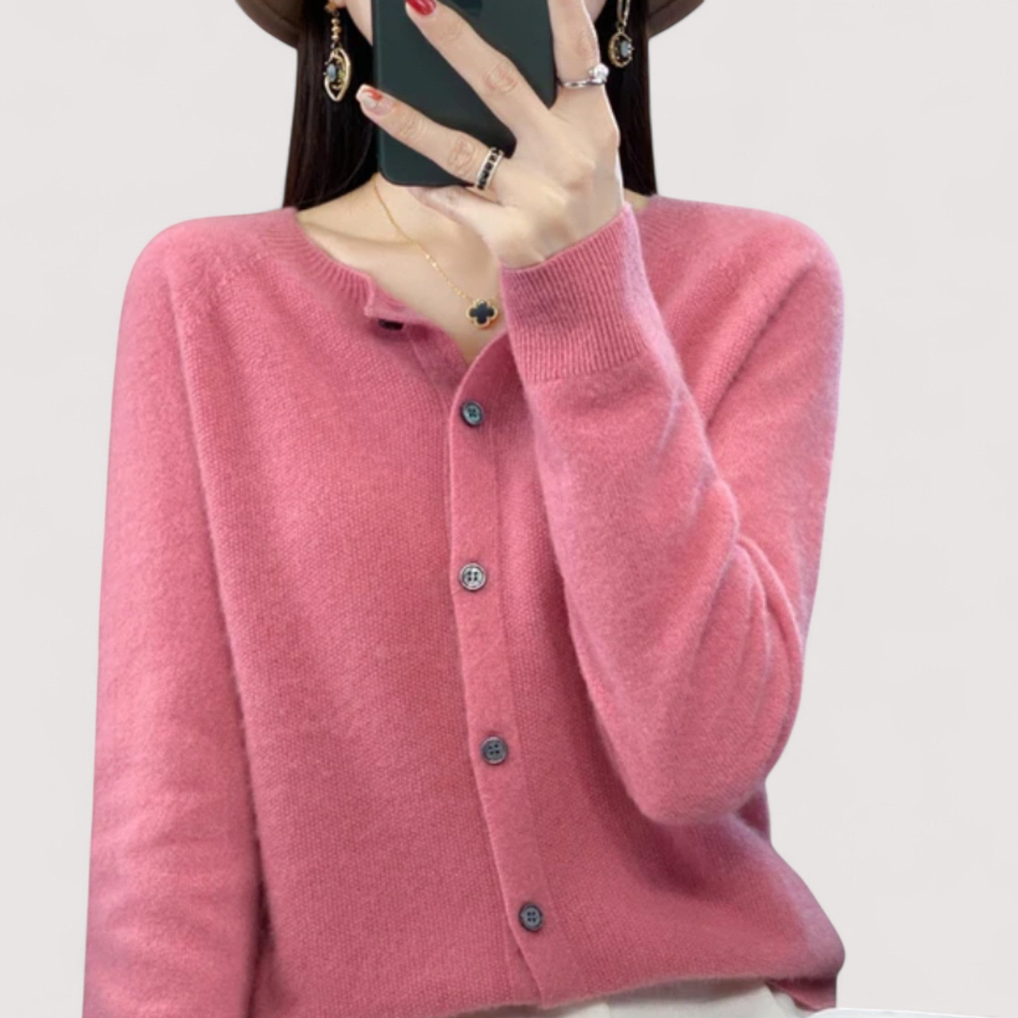 Darija™ | Strickjacke mit Knopf