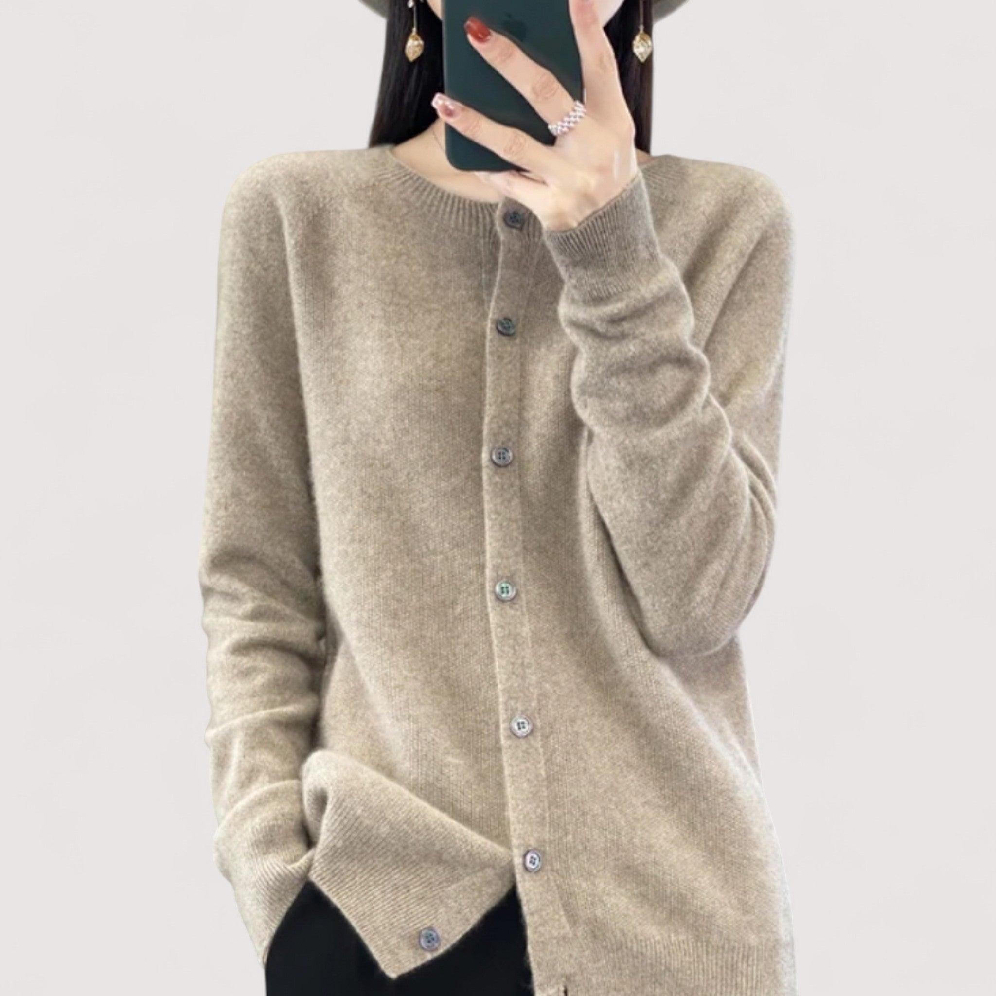 Darija™ | Strickjacke mit Knopf