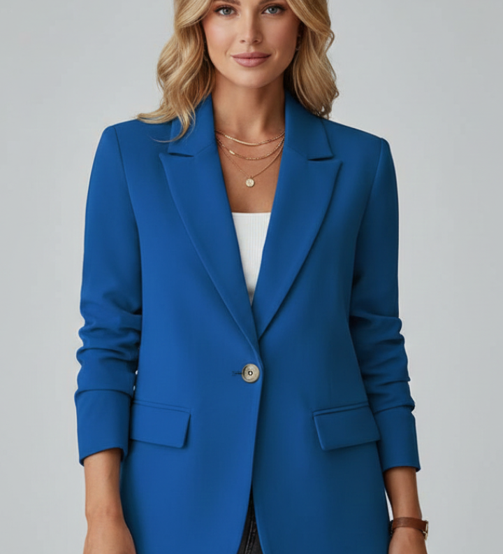 Grace | Damenblazer mit Revers und Ein-Knopf-Verschluss