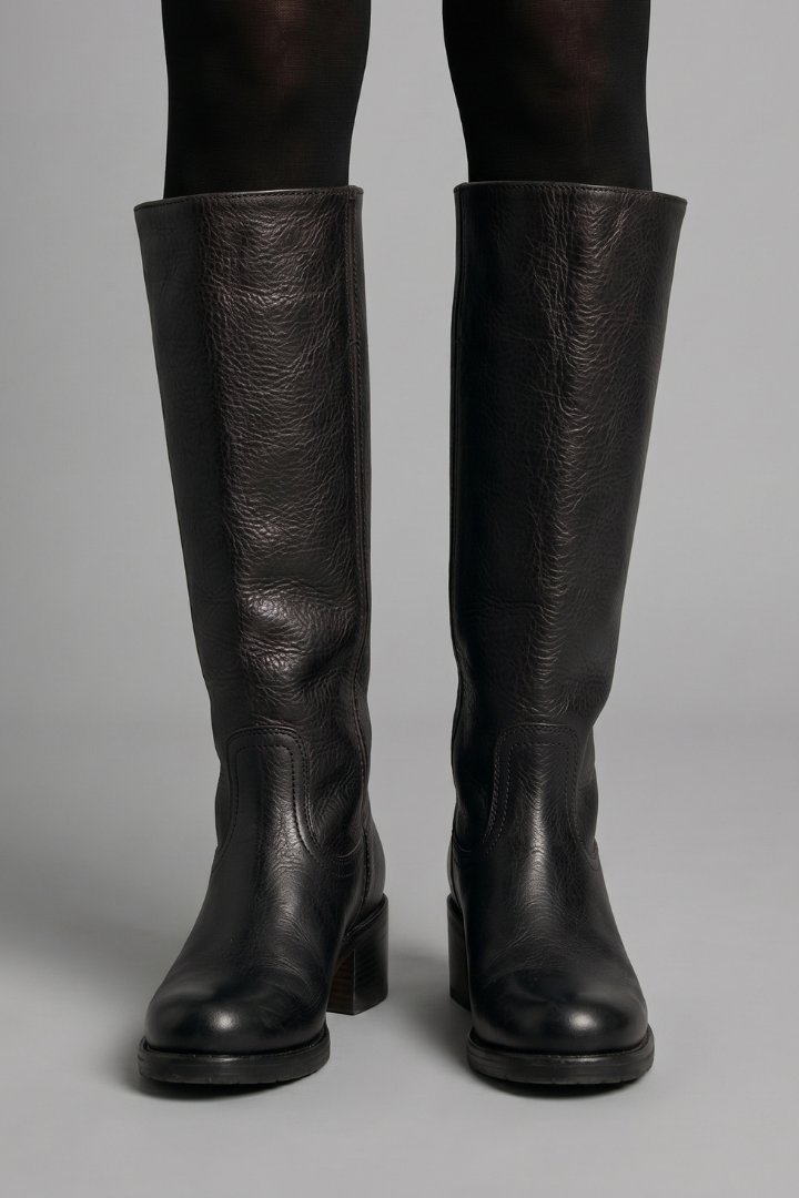 Isolde | Hoher Stiefel mit Blockabsatz