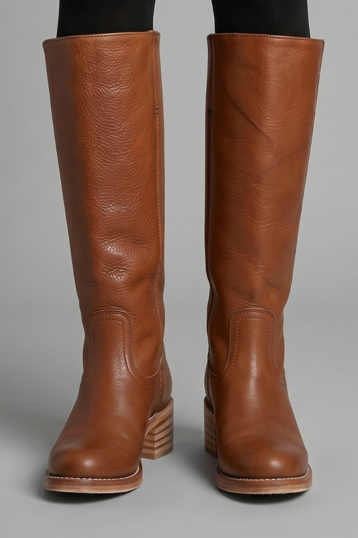 Isolde | Hoher Stiefel mit Blockabsatz