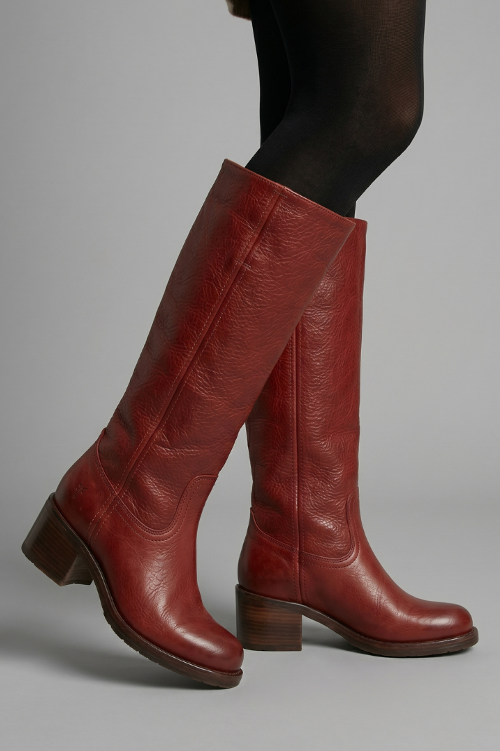 Isolde | Hoher Stiefel mit Blockabsatz