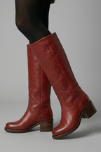 Isolde | Hoher Stiefel mit Blockabsatz
