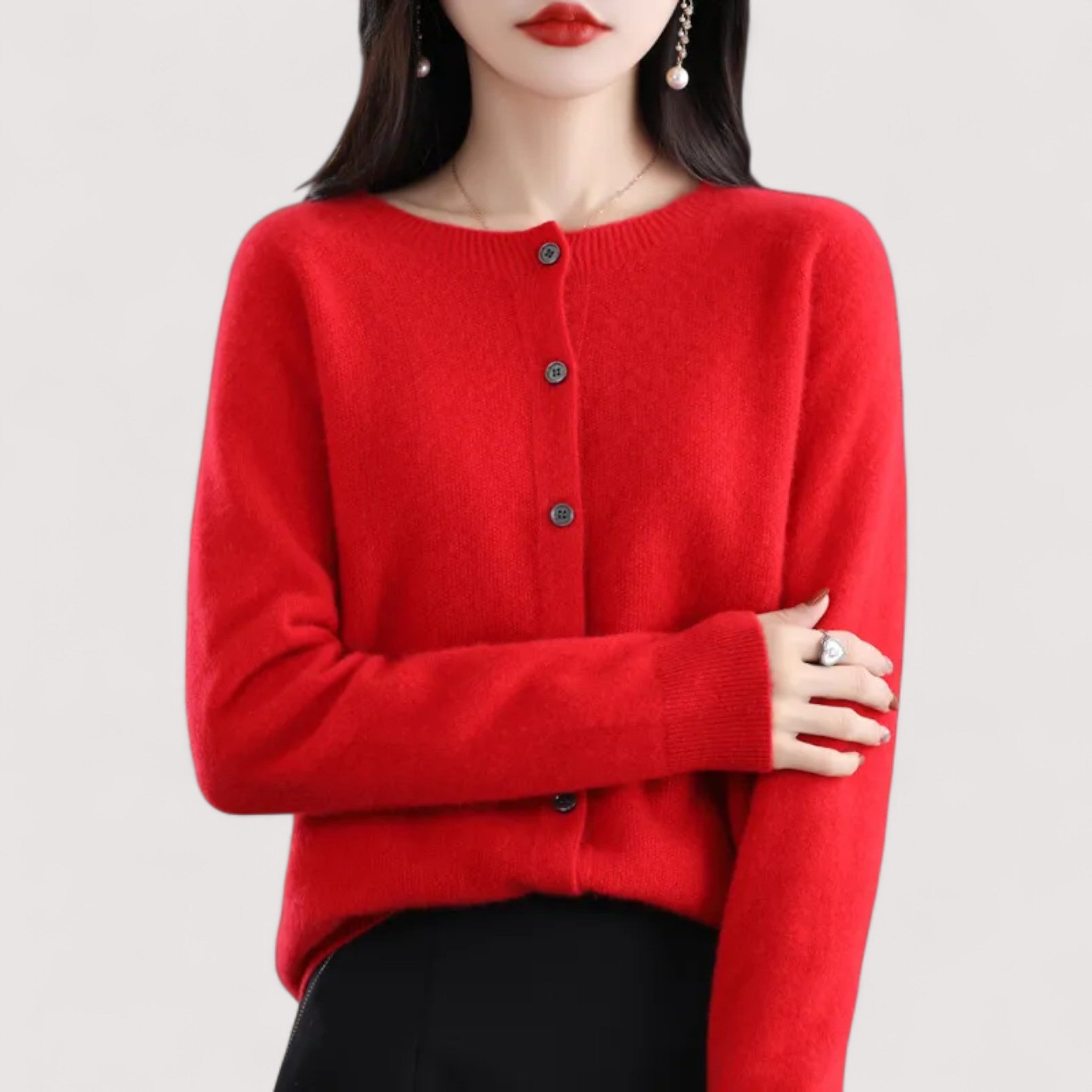 Darija™ | Strickjacke mit Knopf