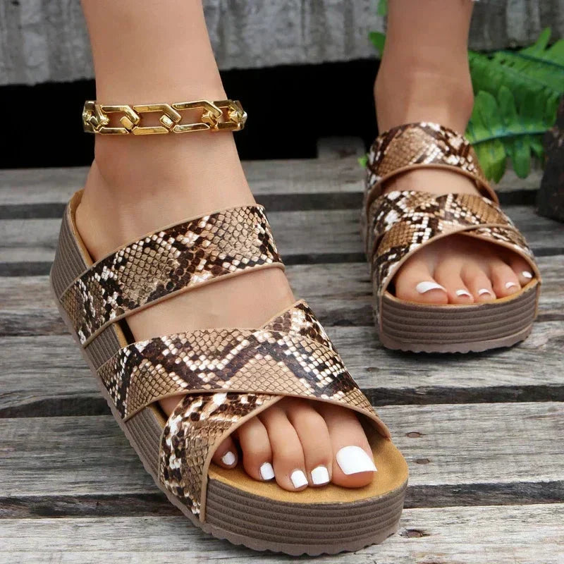 Jada | Komfort Orthopädische Ledersandalen